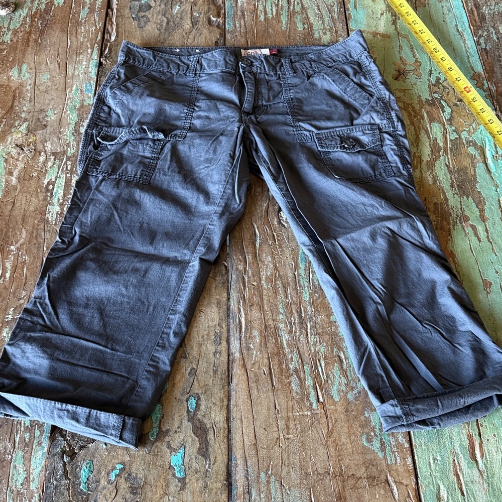 SO Gray Capris for Women